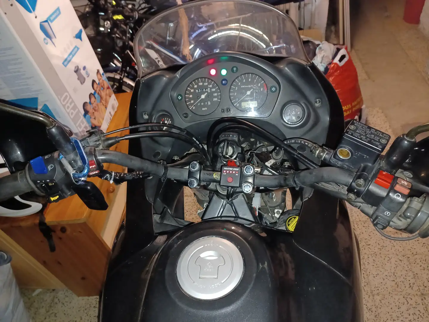 Honda Transalp 650cc Noir - 1