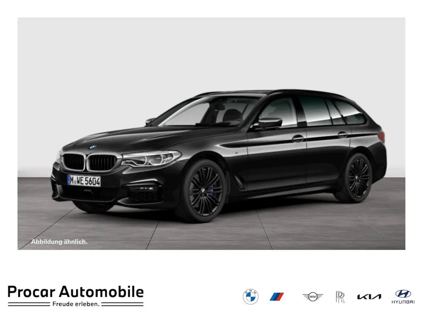 BMW 540 d xDrive Touring MSport AHK ACC HeadUp Pano Schwarz - 1