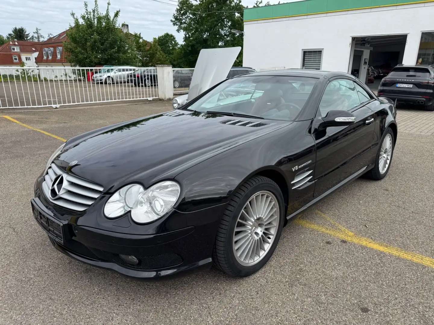 Mercedes-Benz SL 55 AMG 1. Hand Deutsch Schwarz - 1