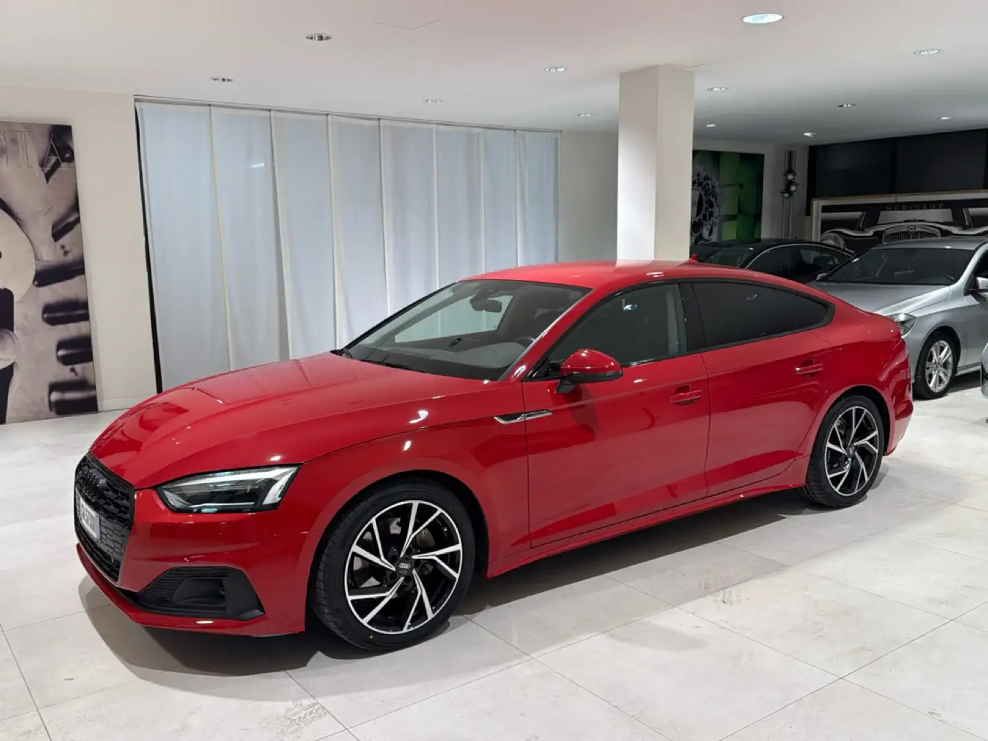 Audi A5 SPB 40TDI 190cv S tronic Navi LED Black Pack 18” Rouge - 1