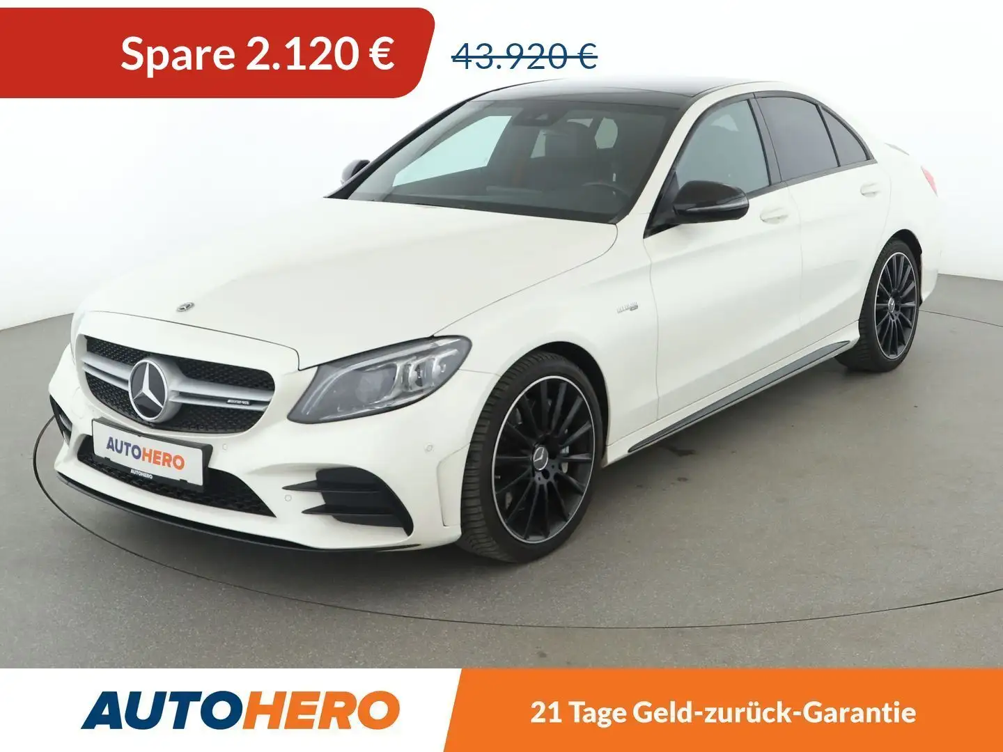 Mercedes-Benz C 43 AMG C 43 AMG Aut.*LED*NAVI*TEMPO*CAM*PDC*SHZ*PANO* White - 1
