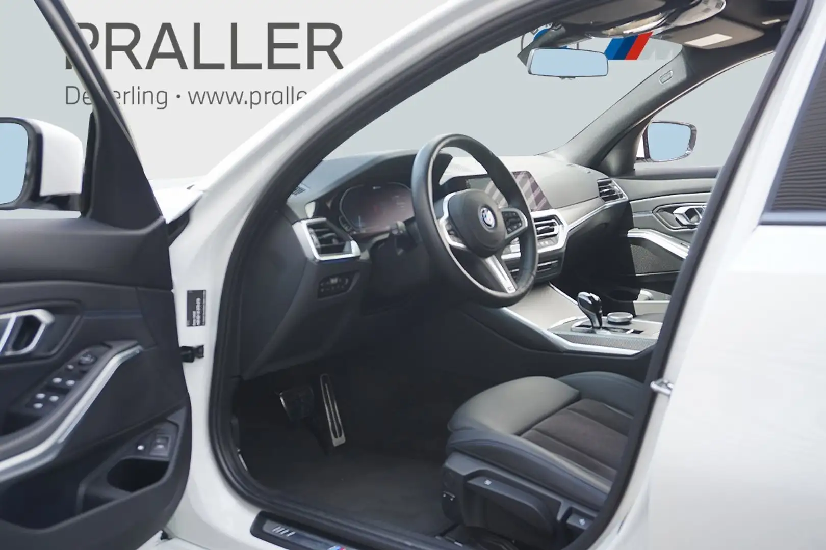 BMW 320 e Touring M Sport Glasdach AHK Kamera Sportsitze L Blanco - 2