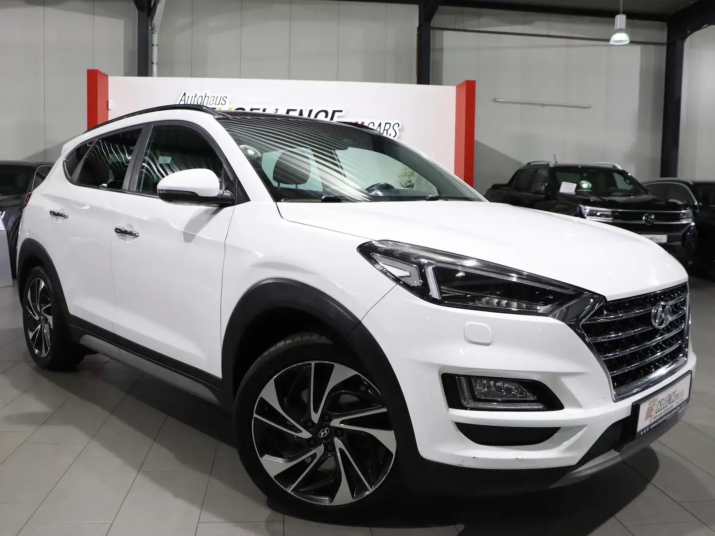 Hyundai TUCSON 1.6 T-GDI 4WD PREMIUM GASANLAGE, PANORAMA Weiß - 2