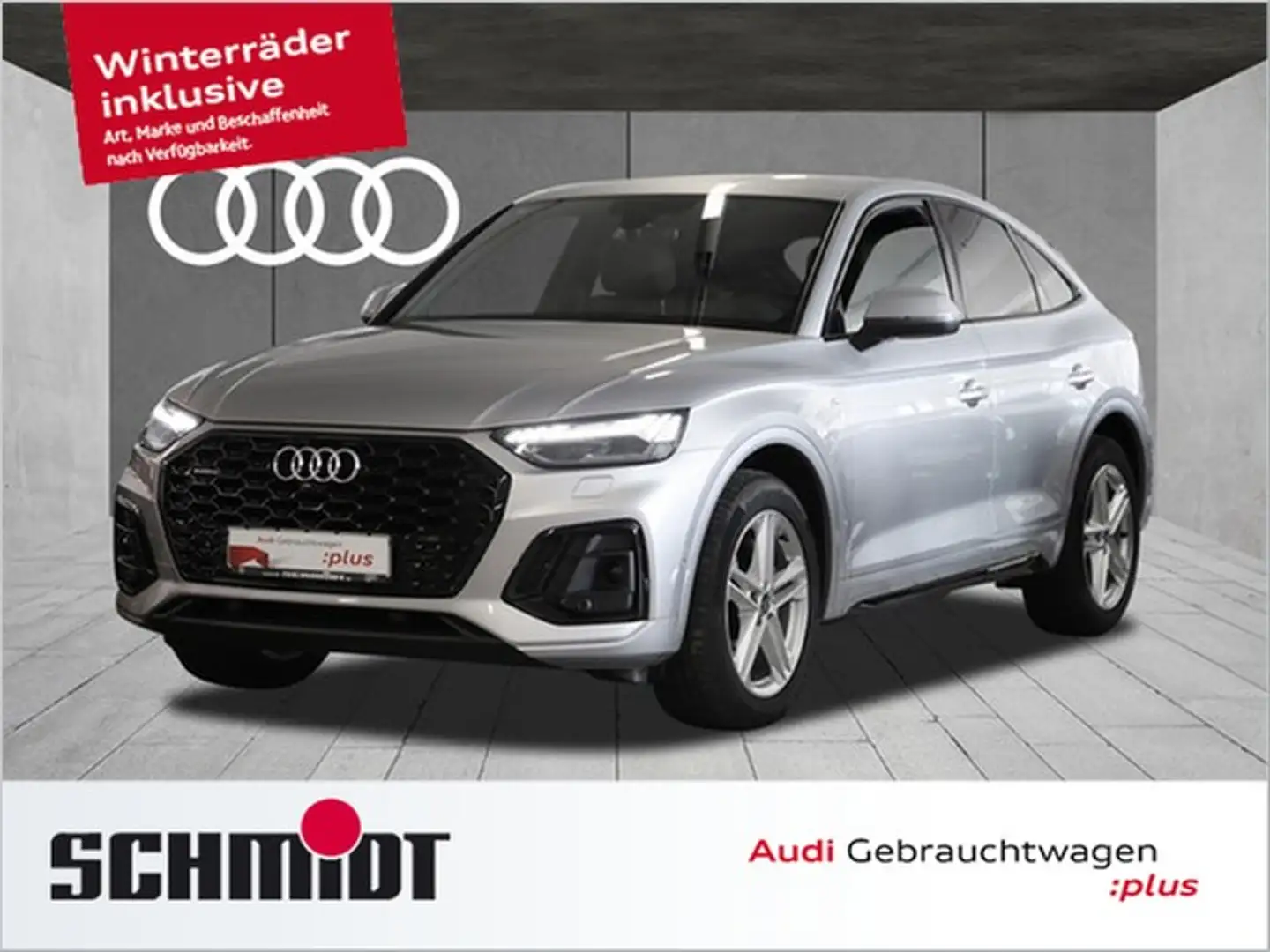 Audi Q5 Sportback 40 TDI quattro S line ACC Matrix LED ... Argent - 1