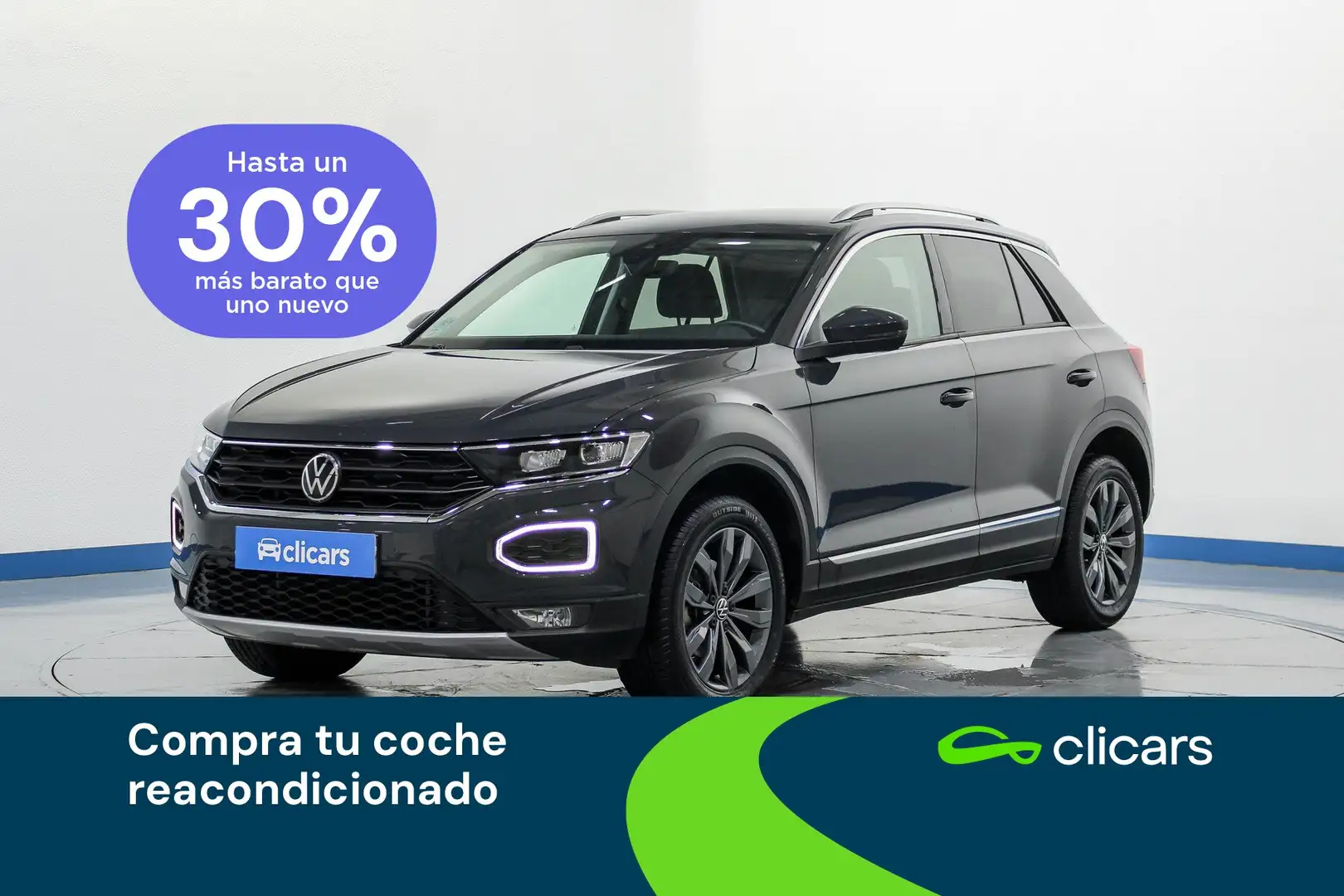 Volkswagen T-Roc 1.5 TSI Sport DSG7 Gris - 1
