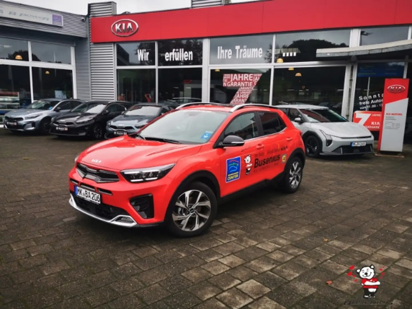 Kia Stonic 1,0 T-GDI GT Line Mild-Hybrid GT-Line +Tech+Pano+1 Rot - 1