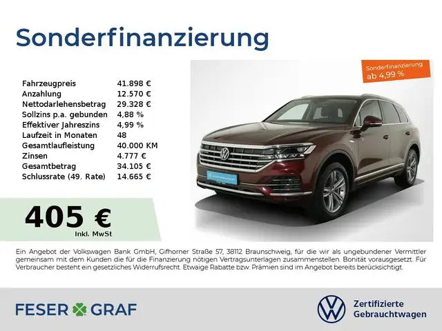 Volkswagen Touareg 3.0 TSI eHybrid Elegance 4M Matrix-LED