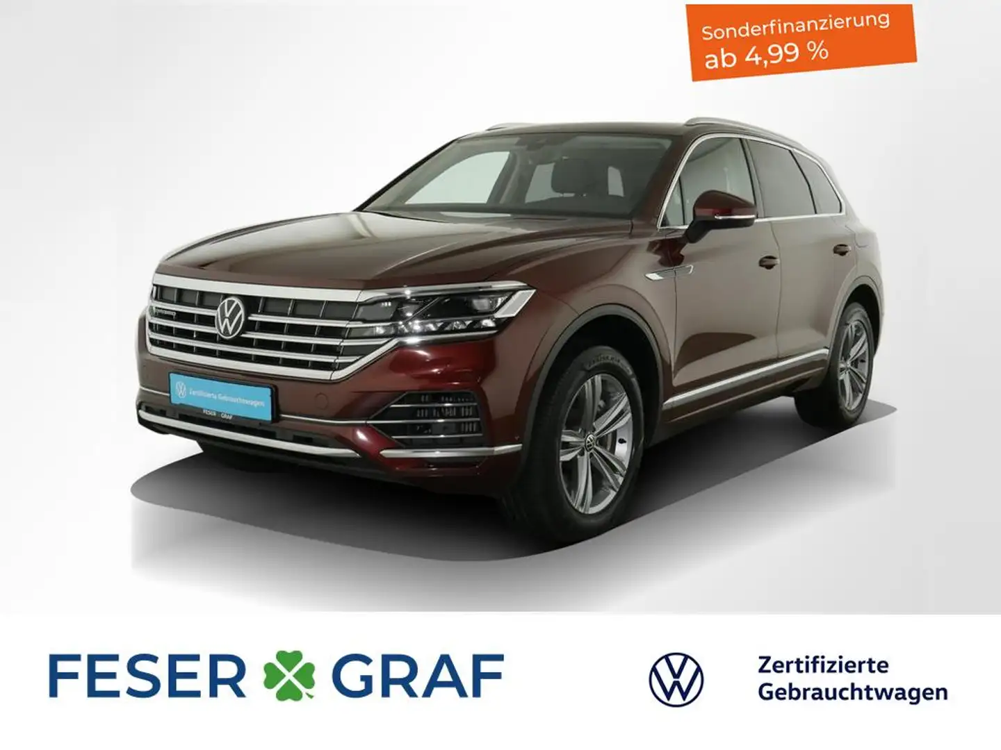 Volkswagen Touareg 3.0 TSI eHybrid Elegance 4M Matrix-LED Rot - 1