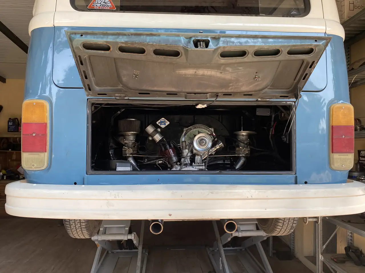 Volkswagen T2 Motor Doble carburación., foto 6