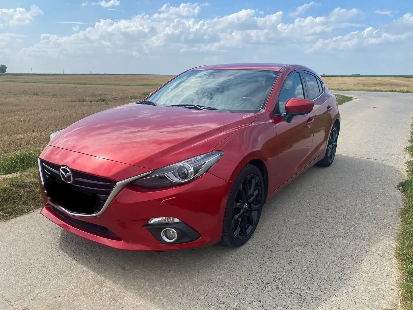 Mazda 3 3 SKYACTIV-D 150 Sports-Line Rouge - 2