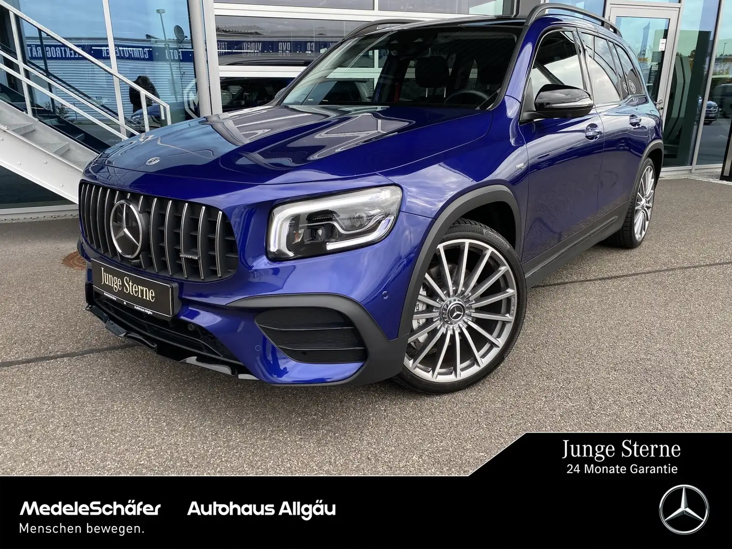 Mercedes-Benz GLB 35 AMG GLB 35 AMG 4M Distr Pano AHK Burm Keyl MLed Memo Bleu - 1