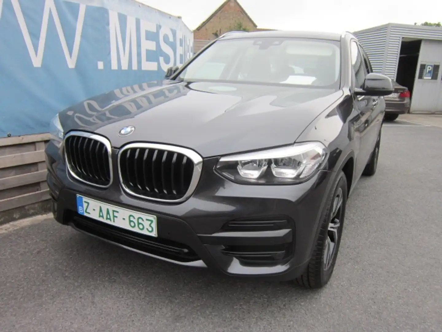 BMW X3 3.0eA Xdrive PROF NAVI + LEDER + TREKHAAK + AUTOM. Gris - 2