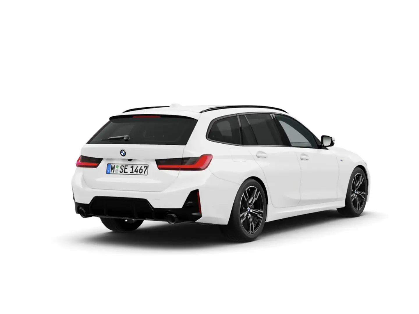 BMW 320 d Touring xDrive M-Sport PANO HUD STANDHZ Blanc - 2
