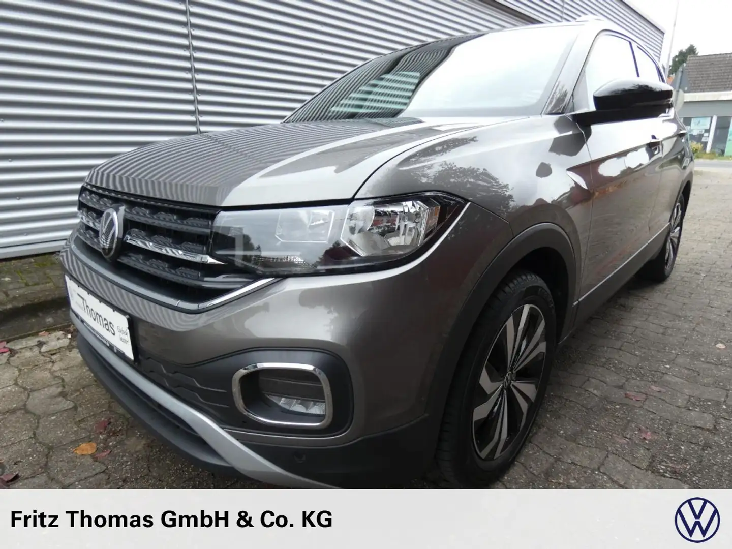 Volkswagen T-Cross 1.0 TSI DSG United Navi AHK SHZ PDC ACC Klima Grau - 2