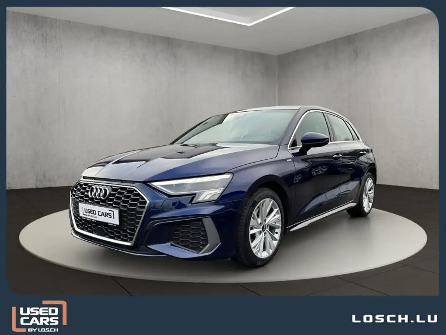 Audi A3 S-Line+S-Tronic+Quat.+40TDI Bleu - 1