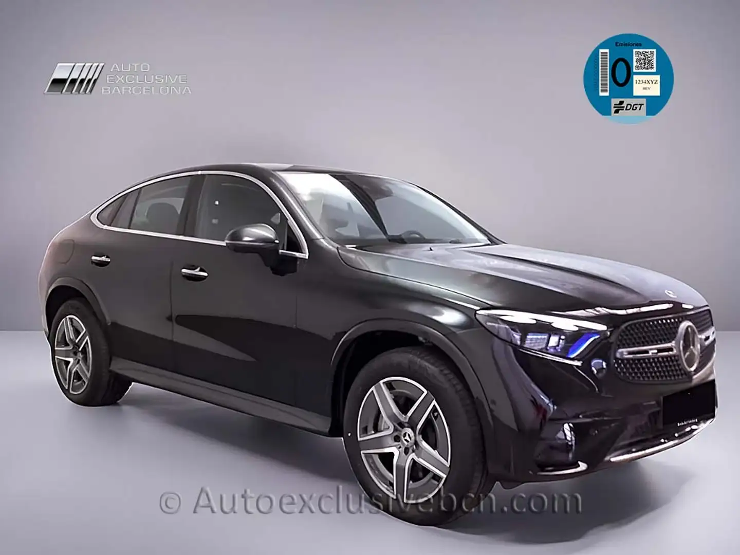 Mercedes-Benz GLC 300 Coupé 300e 4Matic Schwarz - 1