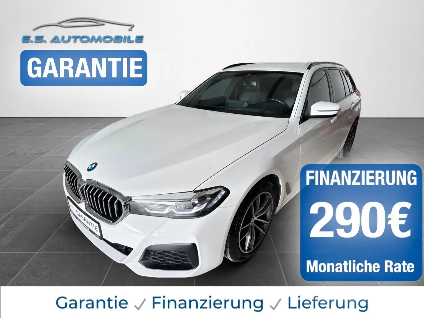 BMW 520 d xDrive M-Sport GARANTIE/1HAND/LEDER/KAMERA Blanc - 1