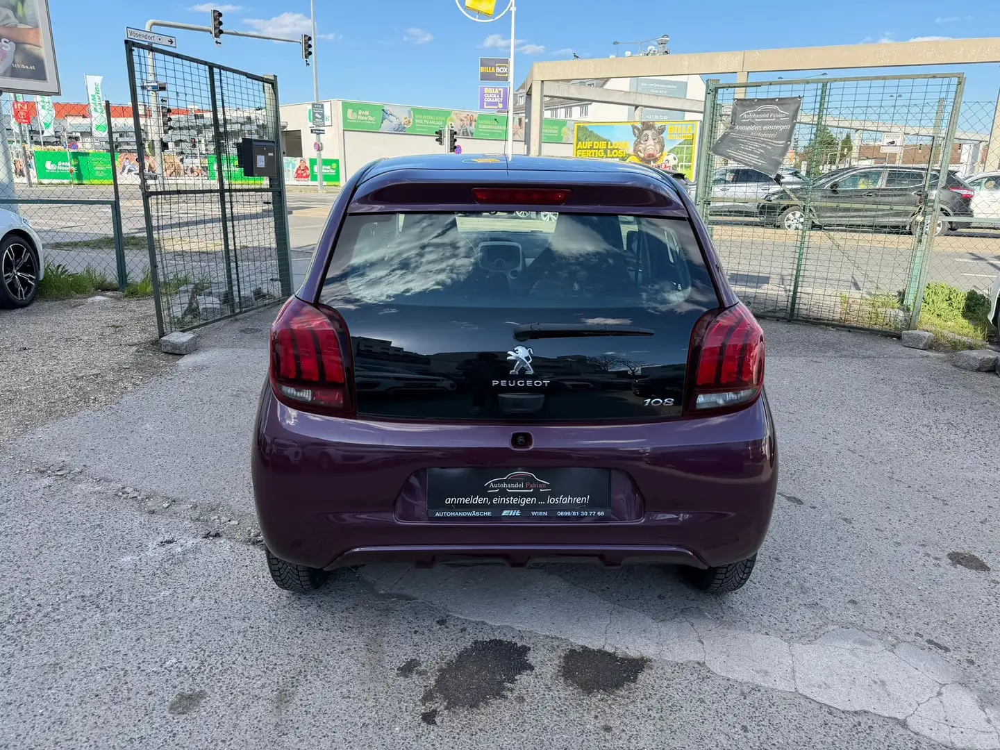 Peugeot 108 1,2 PureTech 82 Active PICKERL 01/27 sparsam Klima Violett - 2