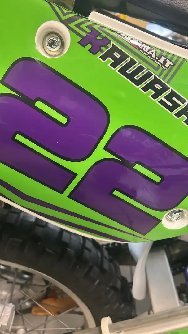 Kawasaki KX 85 verde - 1