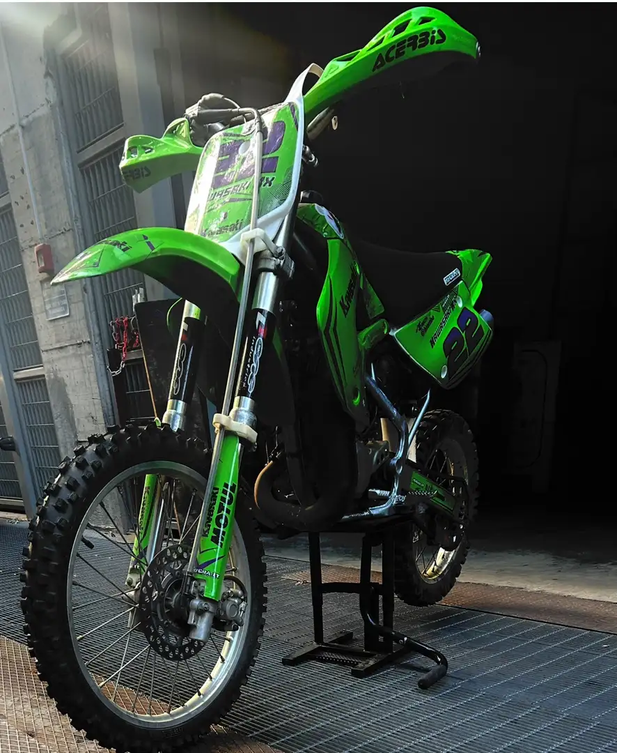Kawasaki KX 85 verde - 1