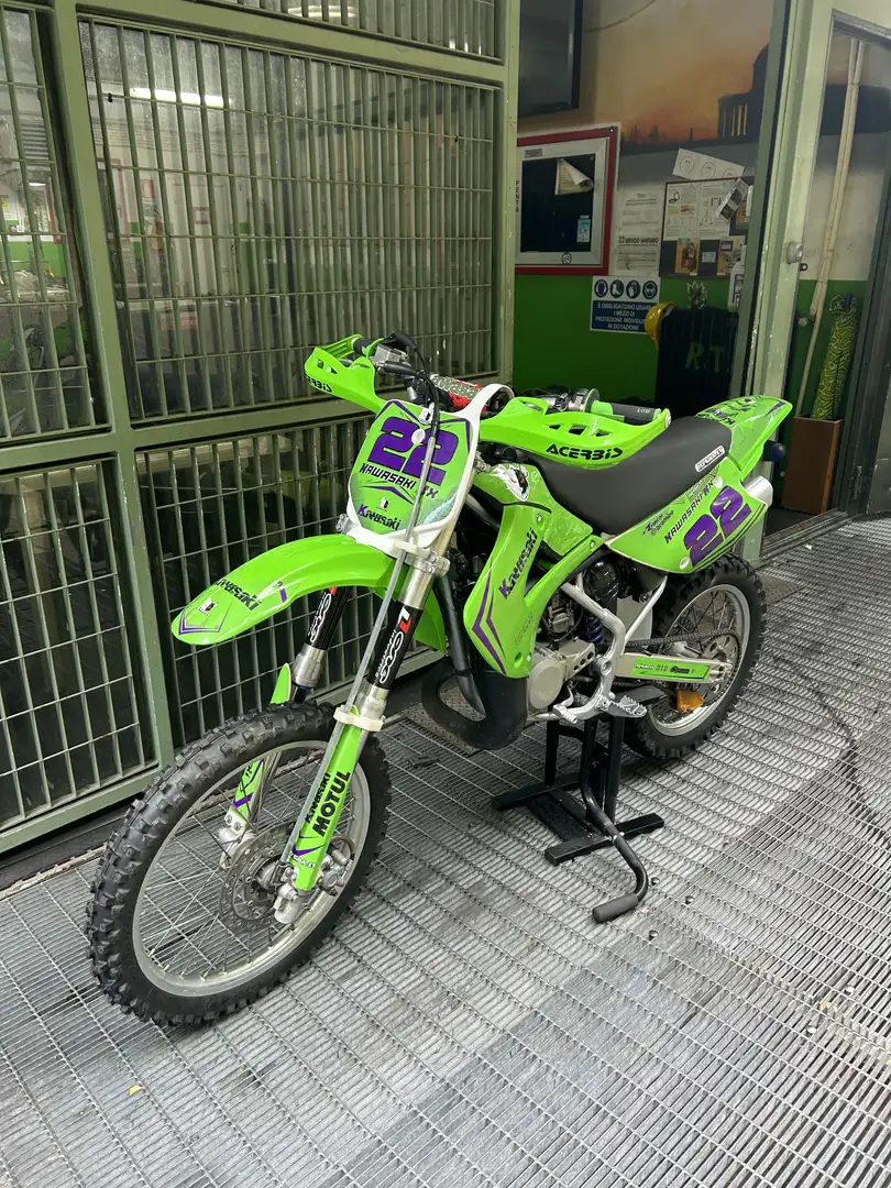 Kawasaki KX 85 verde - 1