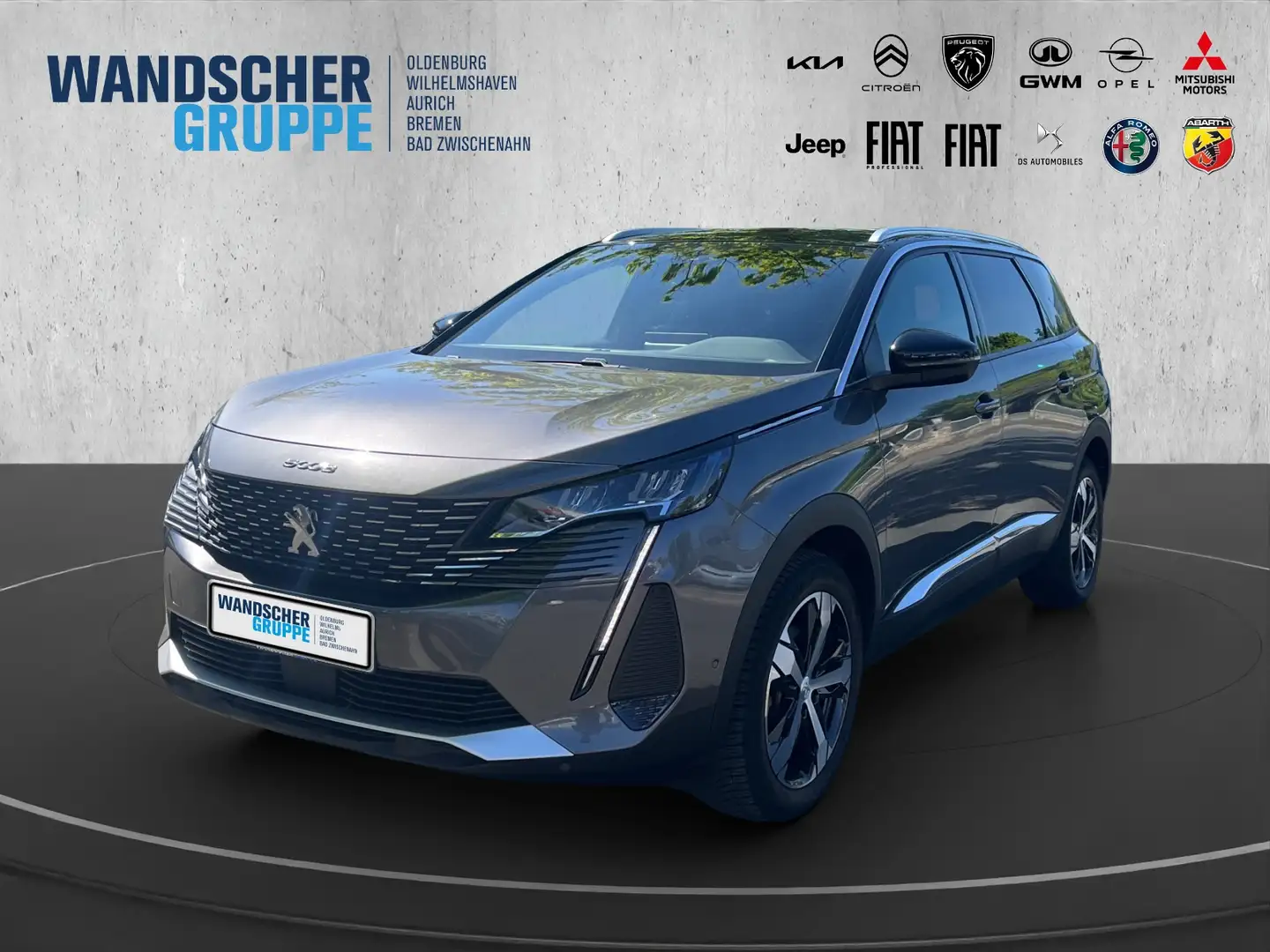 Peugeot 5008 Allure Pack PT 130 Navi+RFK+SHZ+PDC+7Sitzer Gris - 1