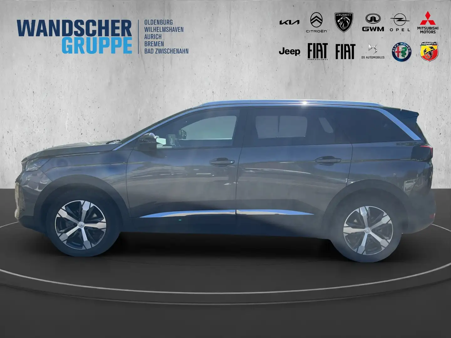 Peugeot 5008 Allure Pack PT 130 Navi+RFK+SHZ+PDC+7Sitzer Gris - 2