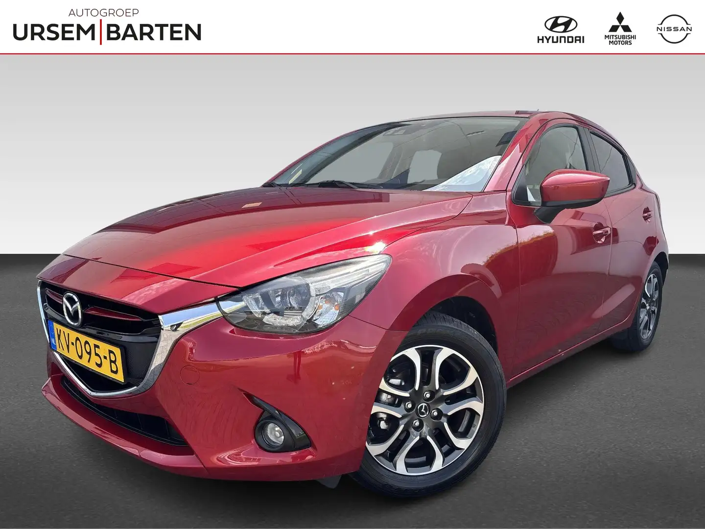 Mazda 2 1.5 Skyactiv-G GT-M  | automaat | navigatie | stoe Rood - 1