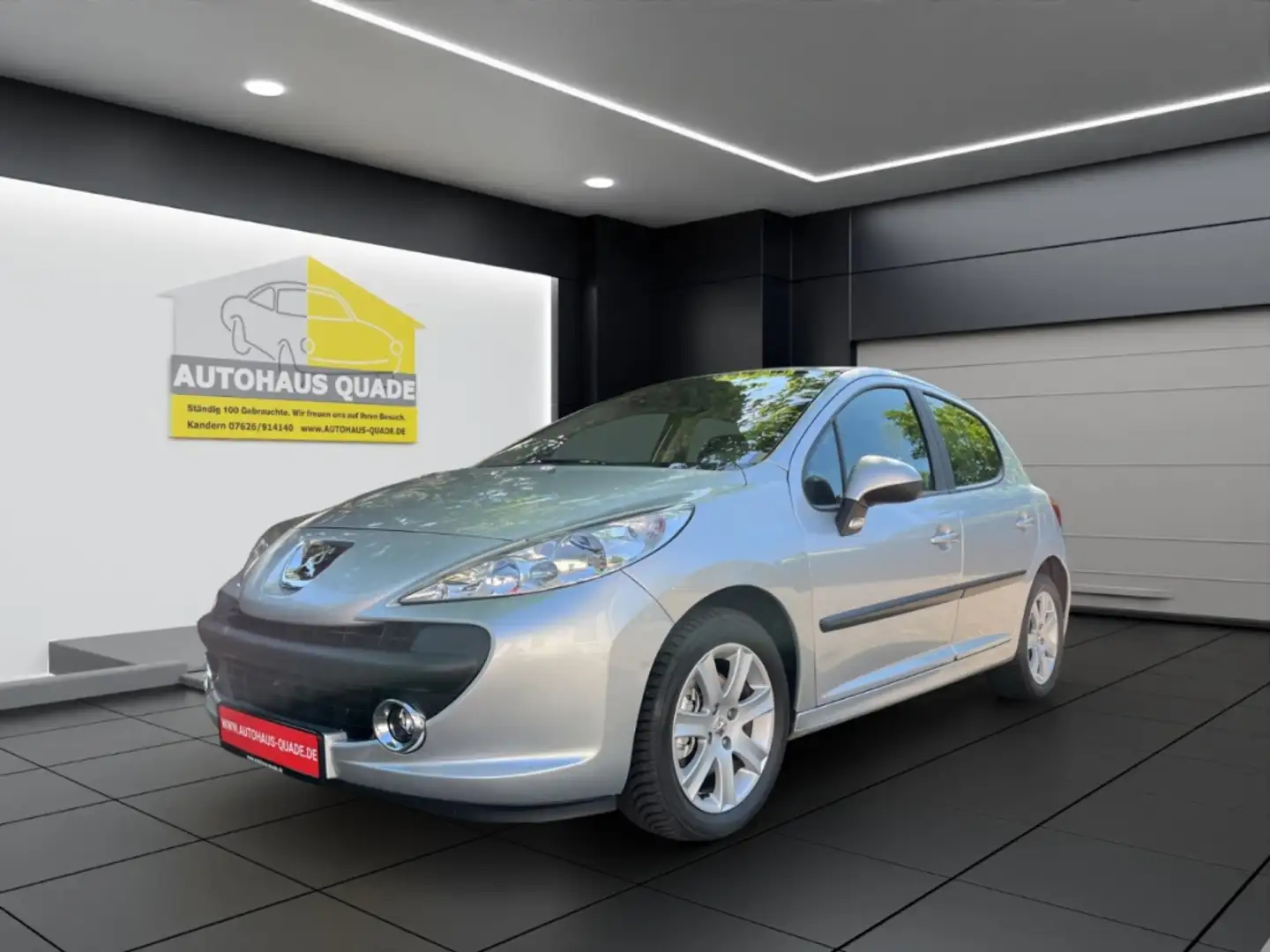 Peugeot 207 Sport 1.6 16V 110 78.500 KM / Service+Reifen-Neu Z Zilver - 1