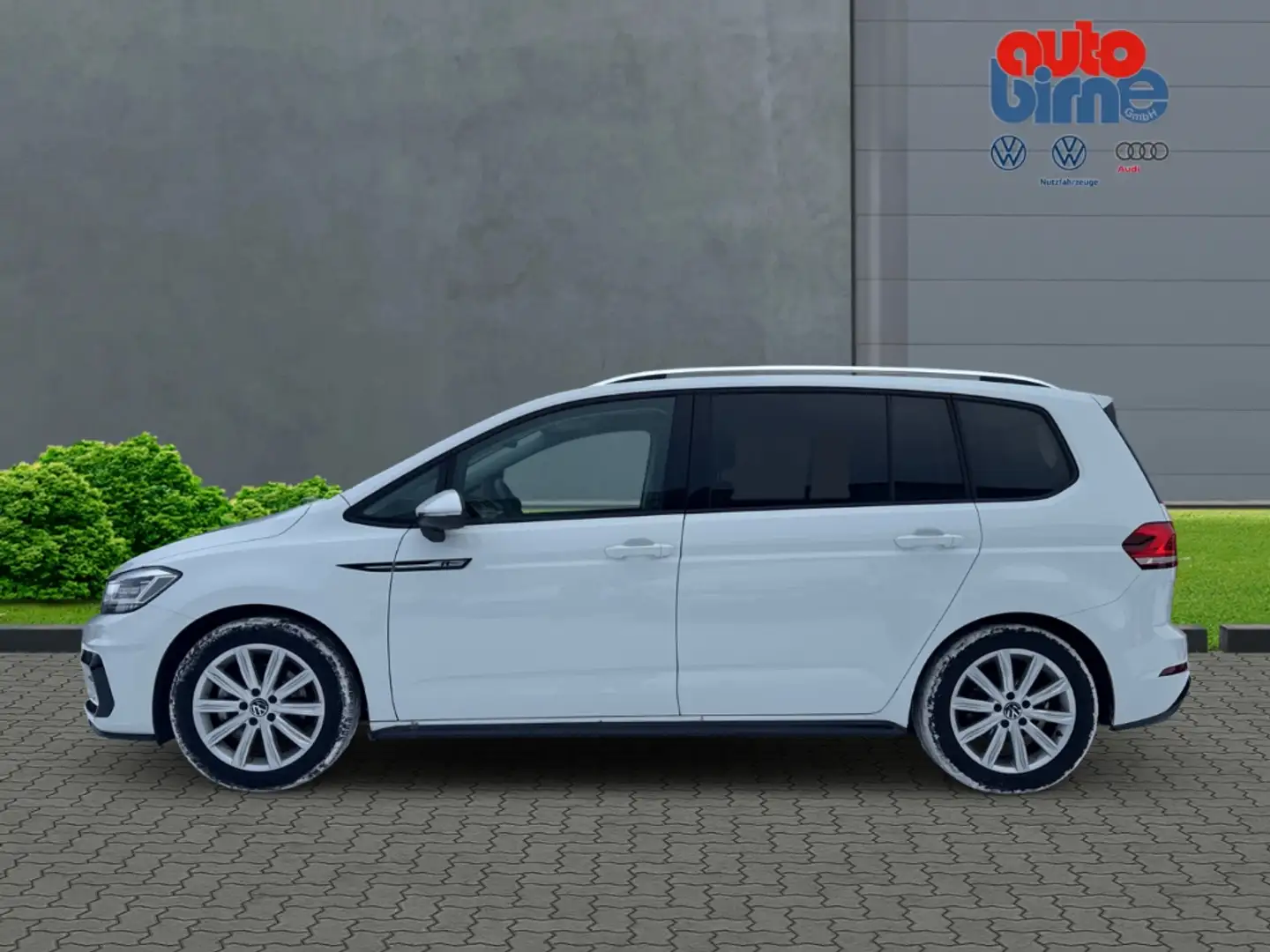 Volkswagen Touran Comfortline 1.5 TSI DSG R-Line Exterieur Navi Dig. Weiß - 2