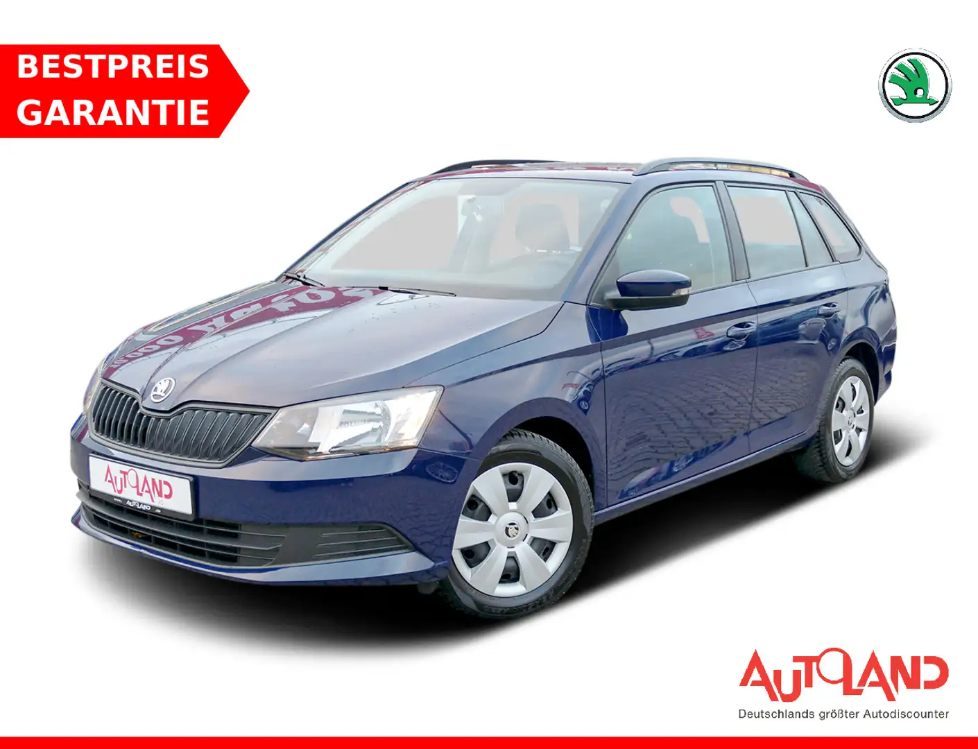 Skoda Fabia Combi 1.2 Active AHK PDC Klima Blau - 1