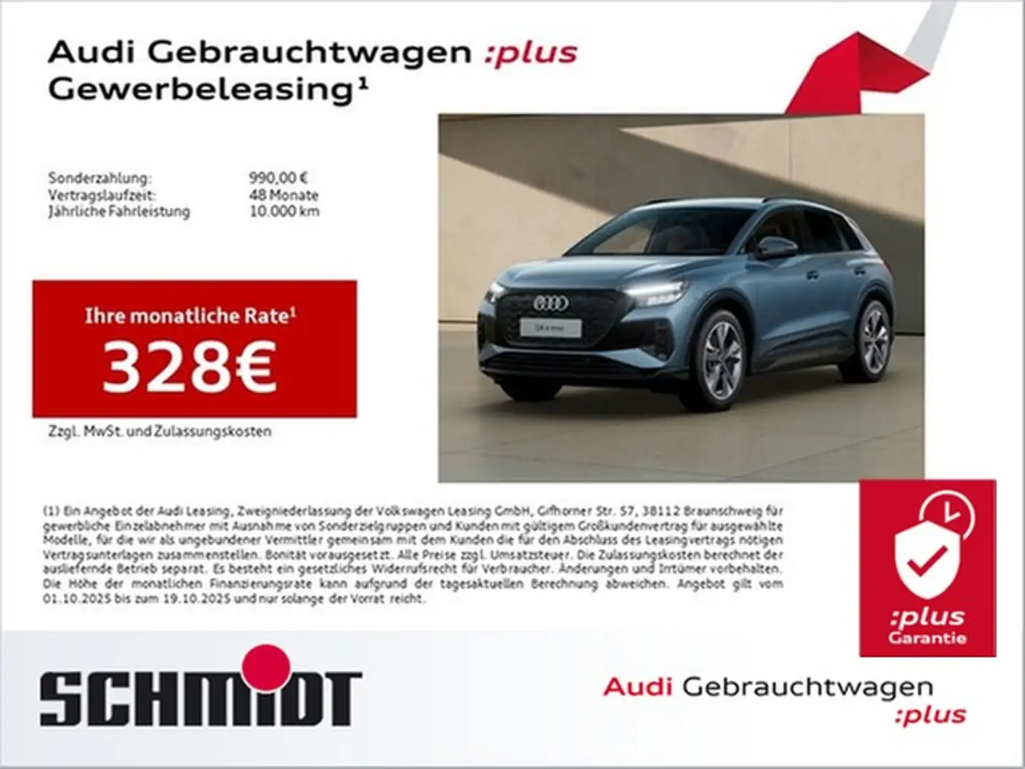 Audi Q4 e-tron 45 Advanced LM20 AHK Sportsitze Kamera Navi+ Blau - 1