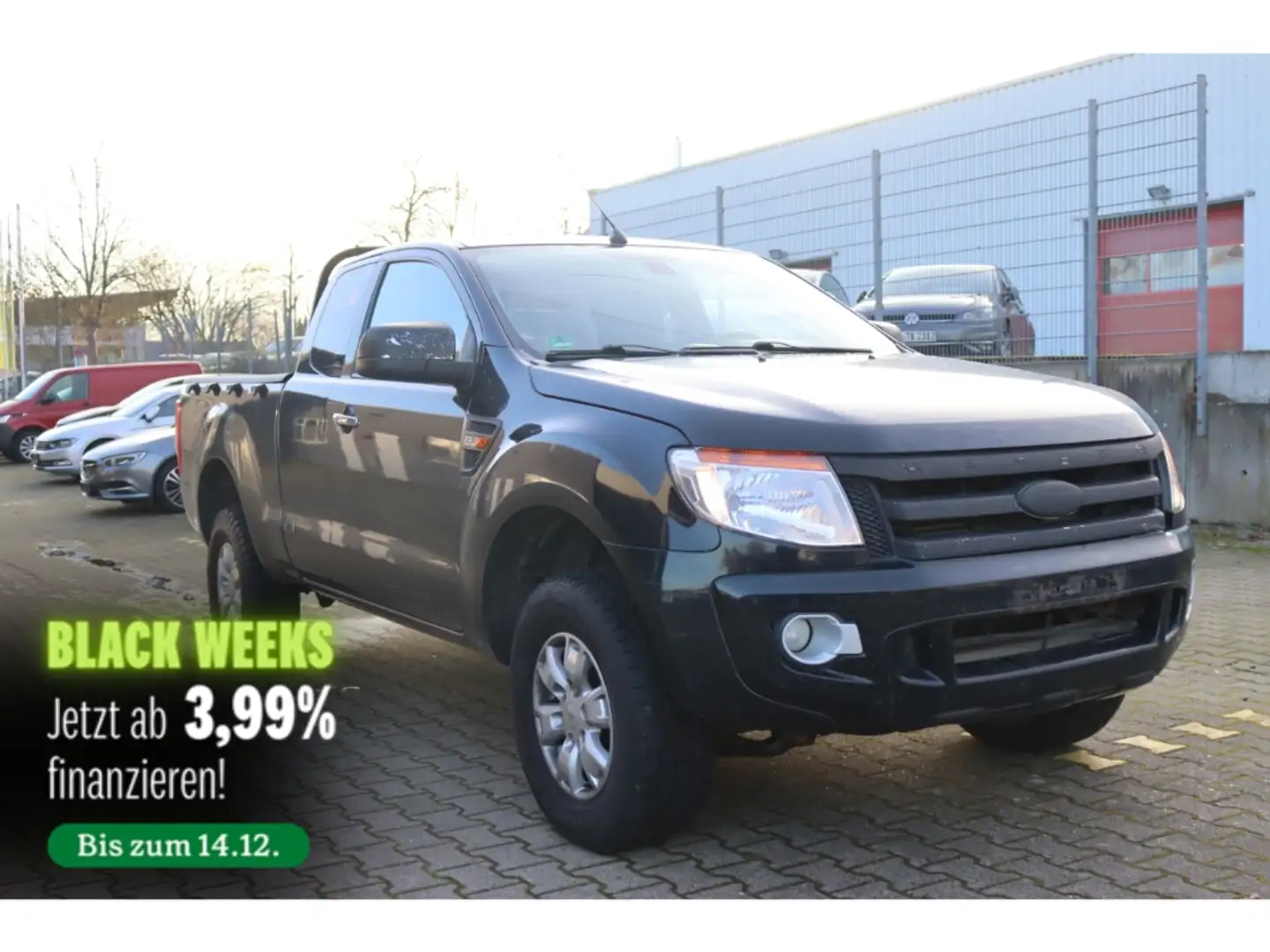 Ford Ranger 2.2TDCi XLT 4x4 Extrakabine (NUR GEWERBE) Black - 1