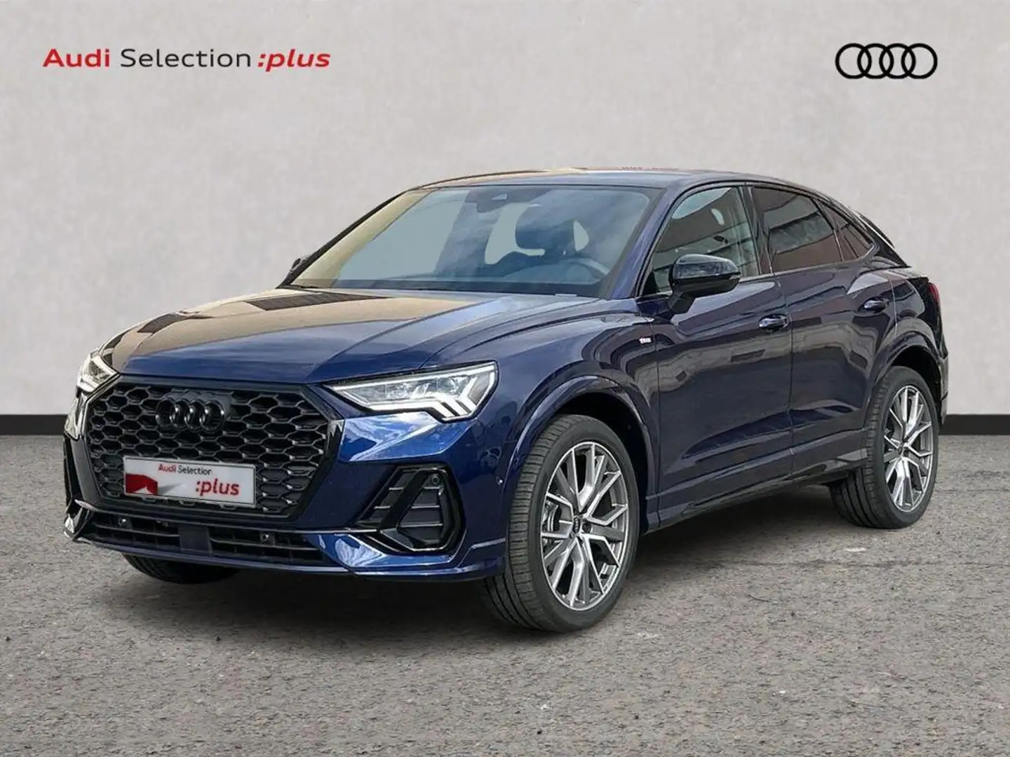 Audi Q3 Sportback 35 TDI Black limited S tronic Blauw - 1