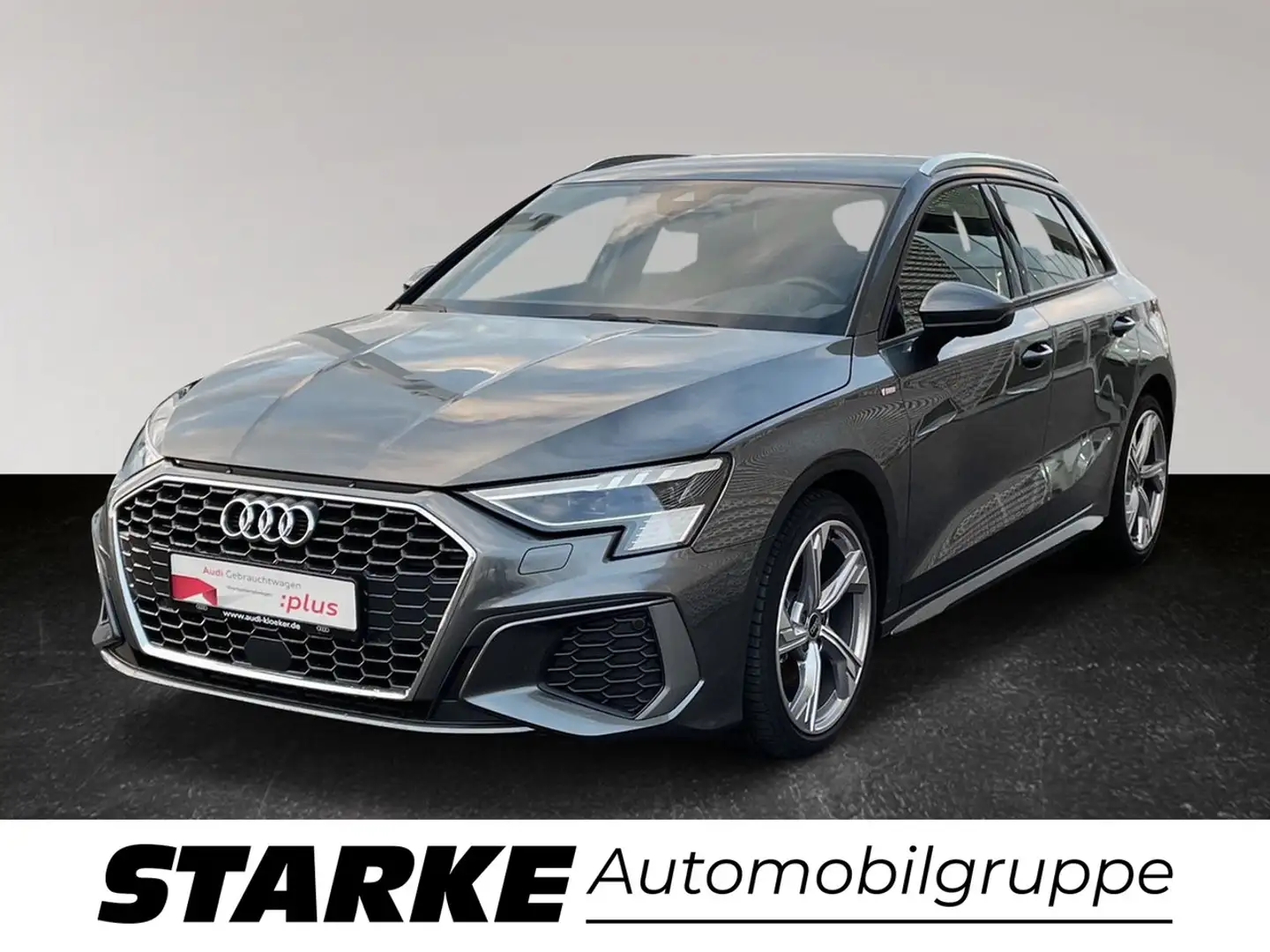 Audi A3 Sportback 35 TDI S tronic S line Gris - 2