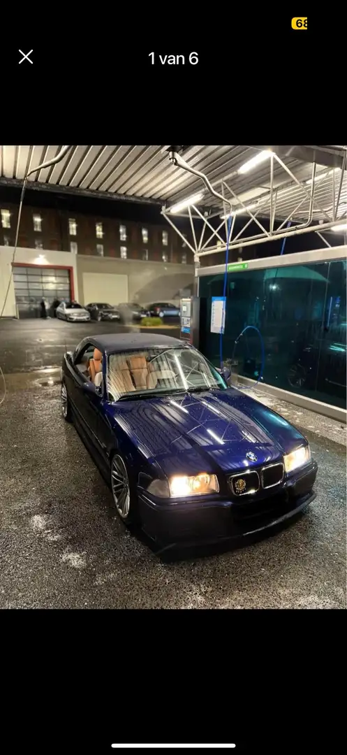 BMW 320 i cabrio Blauw - 2