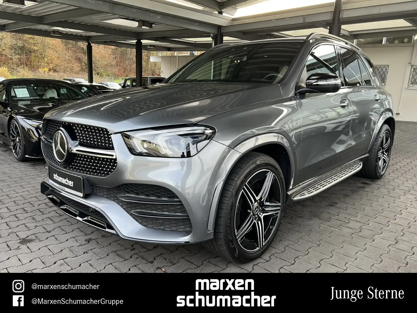 Mercedes-Benz GLE 450 GLE 450 4M AMG Night+360+Burm+HuD+Dist+Multibeam Grigio - 1