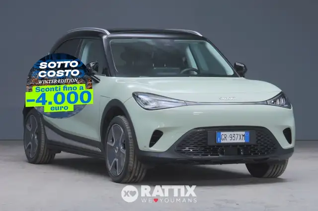 smart #1 motore elettrico 75kW Pro + tetto panoramico
