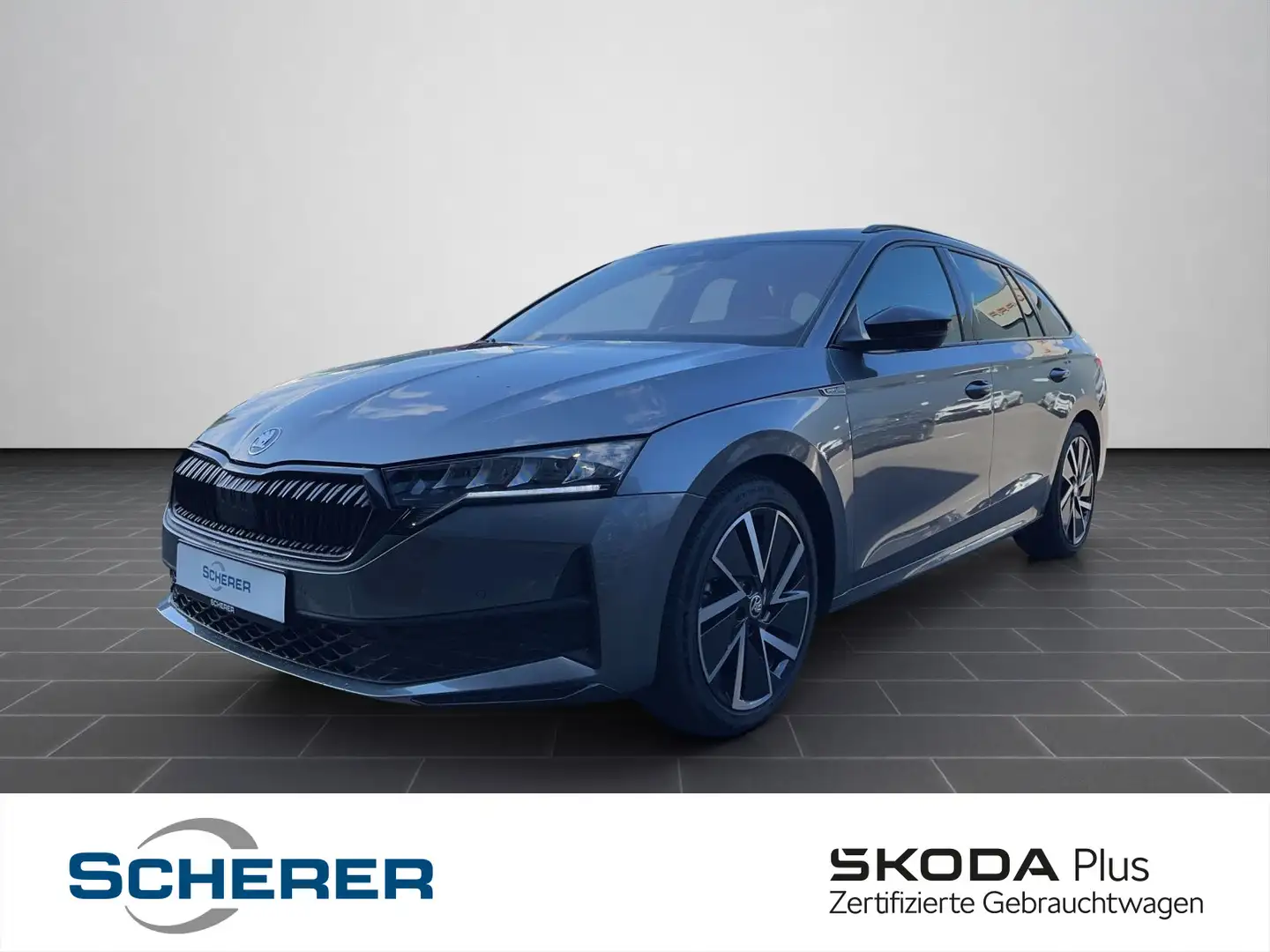 Skoda Octavia IV Combi 2.0 TDI Sportline NAVI PANO KAM Gris - 1