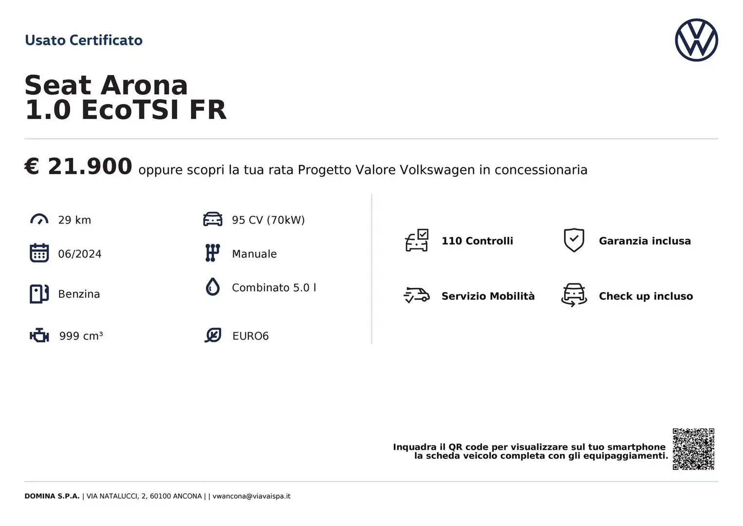 SEAT Arona 1.0 EcoTSI FR Argento - 2