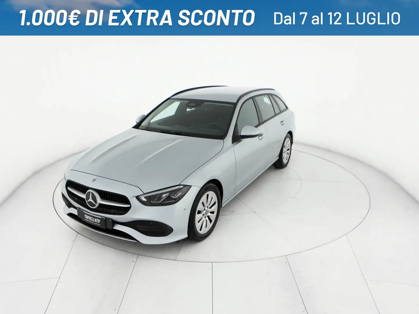 Mercedes-Benz C 200 sw 200 d mhev business auto Argent - 1