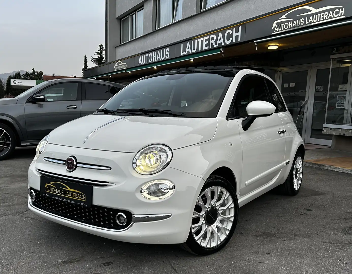 Fiat 500 1,2 Fire 70 Star *PANO-SCHIEBEDACH *NAVI *LED *16" Blanc - 1
