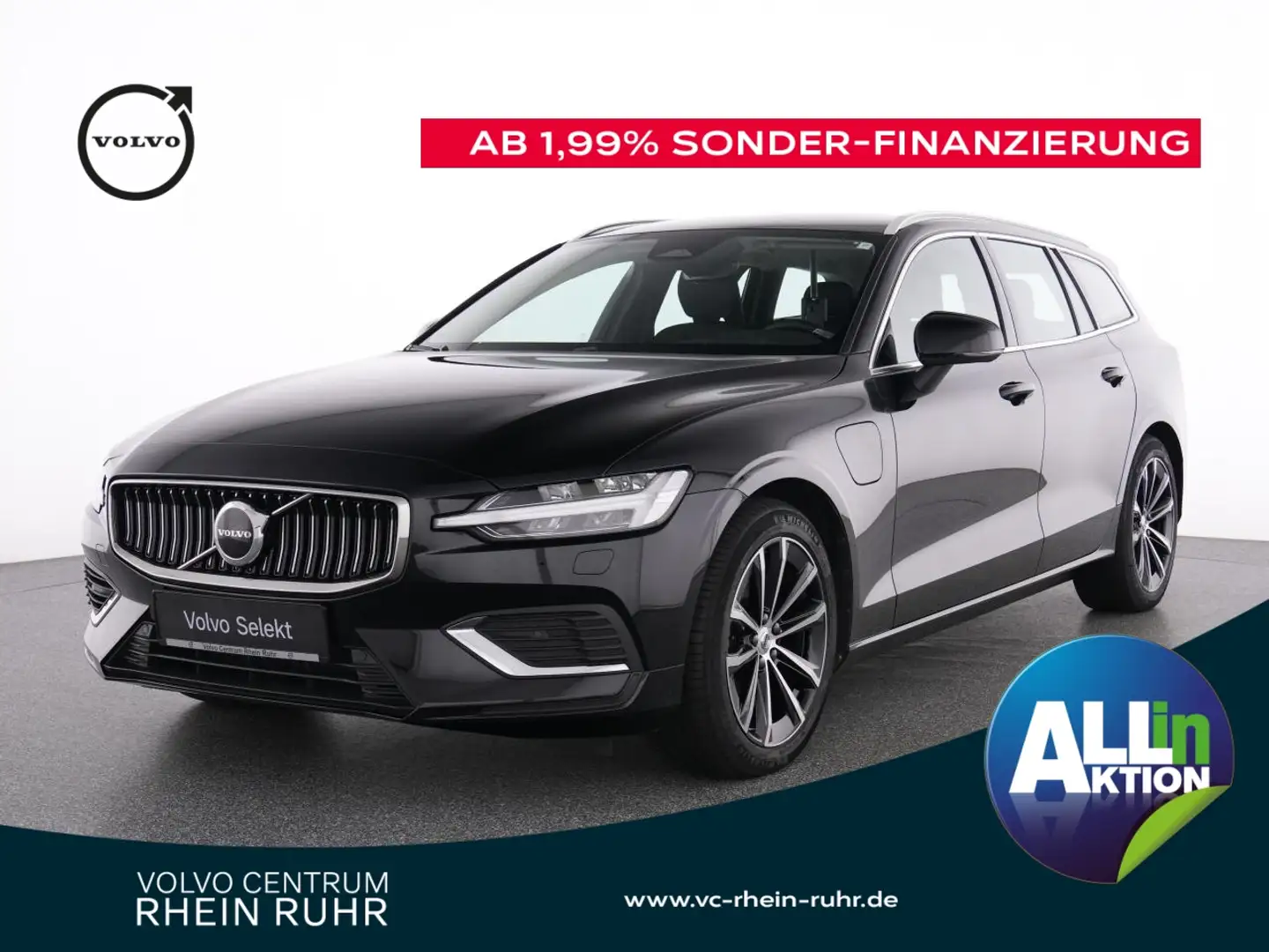 Volvo V60 T6 AWD PLUG-IN  CORE AHK+FAP+LICHTPAK+KAMERA Gris - 1