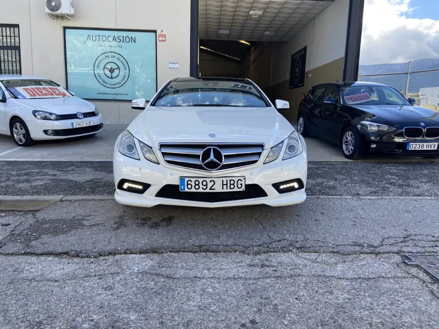 Mercedes-Benz E 220 Coupé 220CDI BE Aut. Blanco - 1