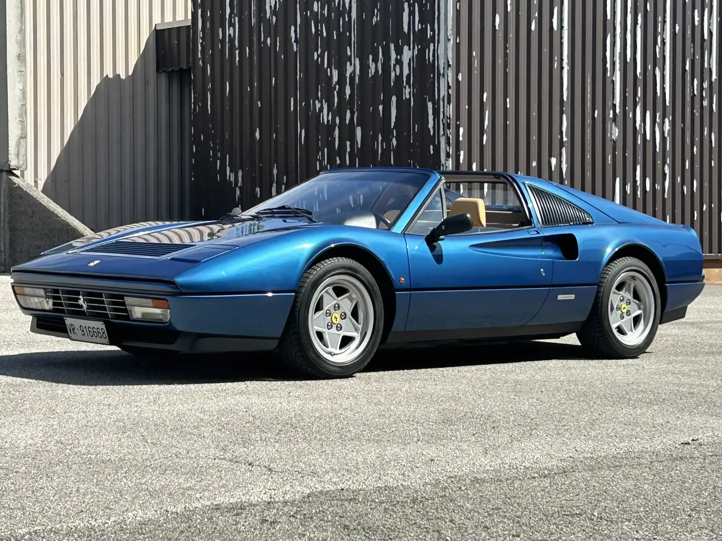 Ferrari 328 GTS 3.2 BLU CHIARO MET / ASI ORO Blau - 2
