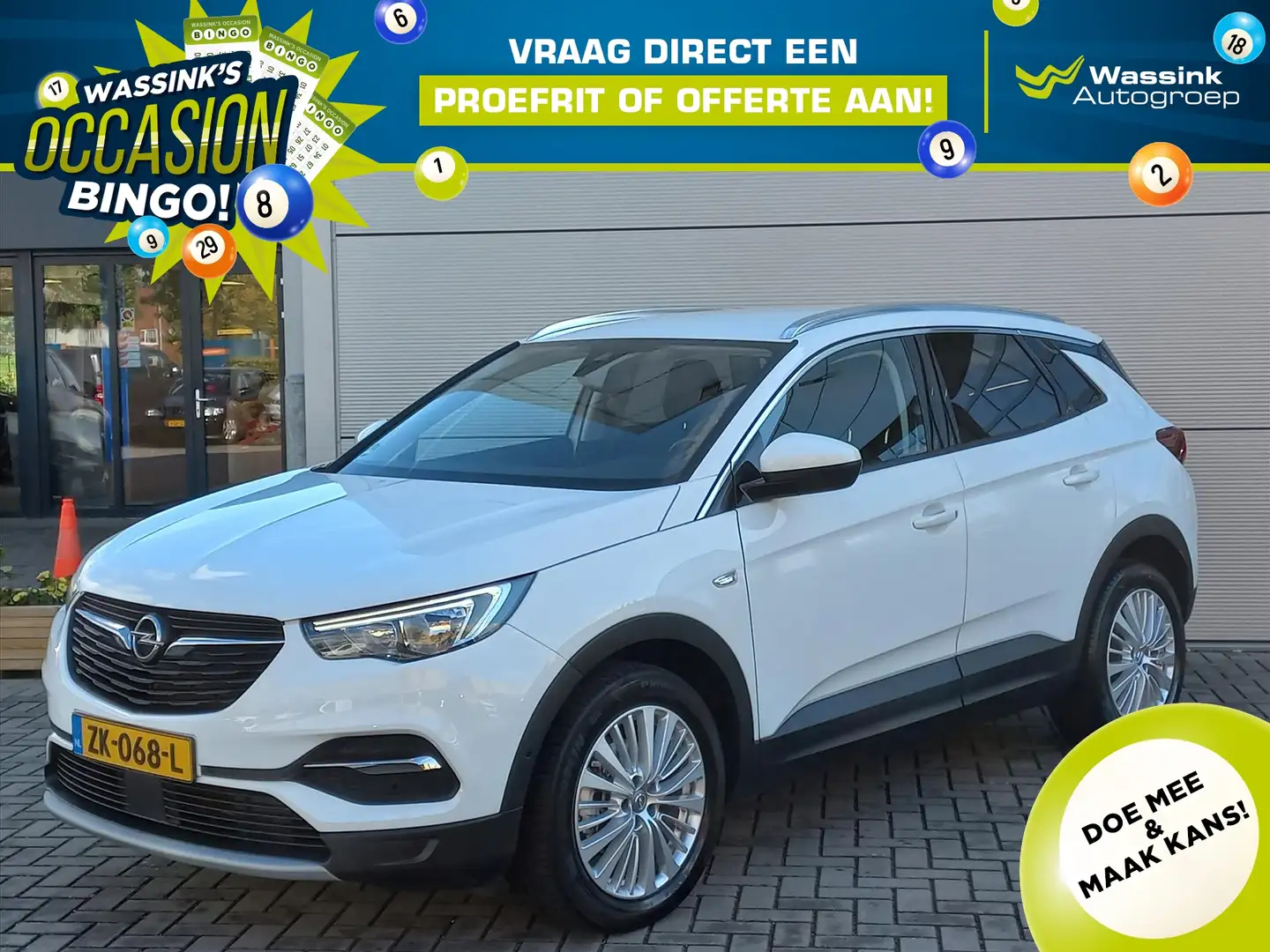 Opel Grandland X 1.2T 130pk Business Executive Automaat | Climate c Wit - 1