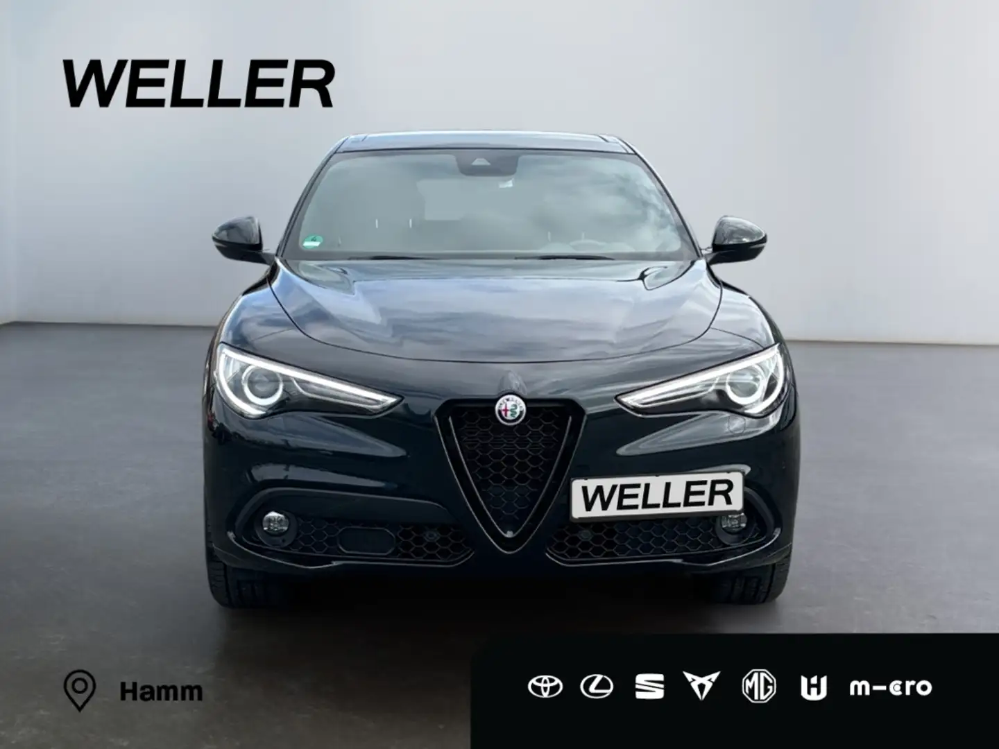 Alfa Romeo Stelvio 2.2 Diesel Q4 Veloce *Pano*Navi*Premium* Schwarz - 2