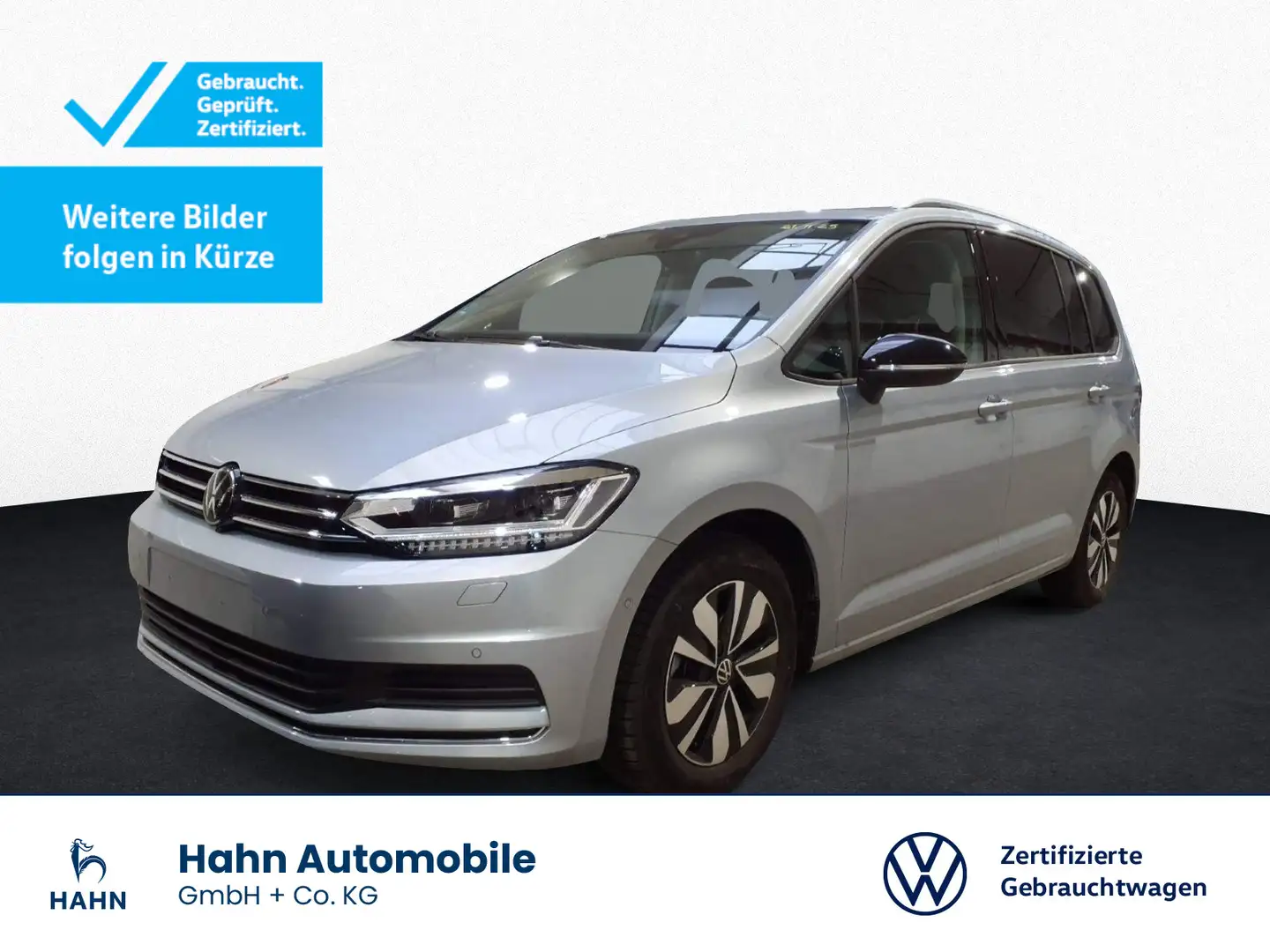Volkswagen Touran 1.5TSI DSG Goal 7-Sitze AHK LED Navi PDC Silber - 1
