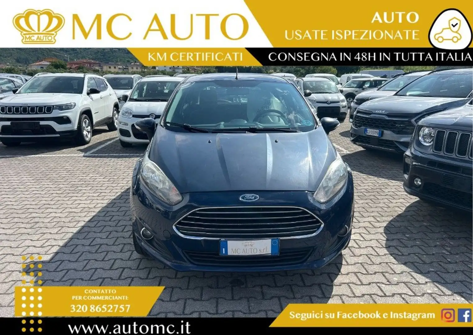 Ford Fiesta 1.4 5 porte Bz.- GPL Blu/Azzurro - 2