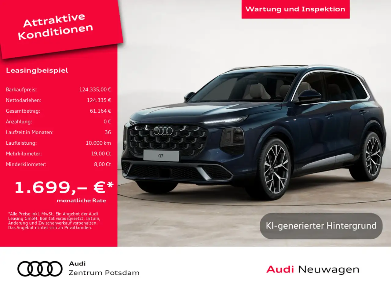 Audi Q7 SUV TDI quattro MATRIX PANO ACC AHK STANDH — photo 1 of 10